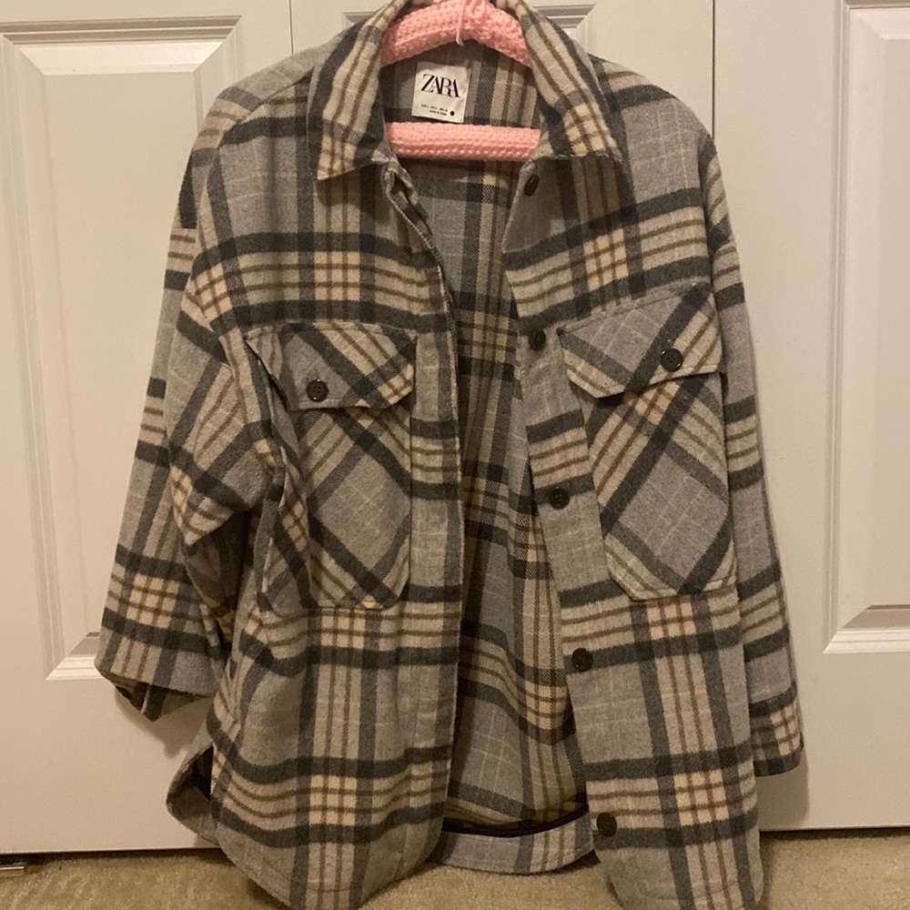 ZARA FLANNEL🤍